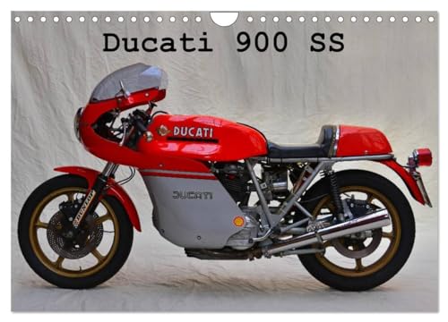 Ducati 900 SS (Wandkalender 2024 DIN A4 quer), CALVENDO Monatskalender: eine schnelle Italienerin von CALVENDO