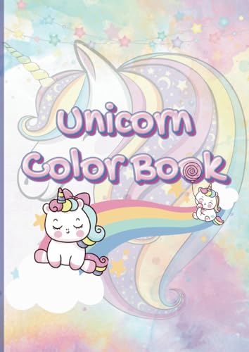 Unicorn coloring book for Kids | Age 2-8 | Gifts for children | Christmas Gift | Birthday Gift
