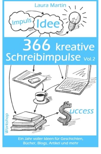 366 kreative Schreibimpulse Vol.2: Ein Jahr voller Ideen für Geschichten, Bücher, Blogs, Artikel und mehr von CreateSpace Independent Publishing Platform
