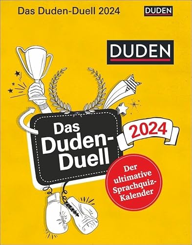 Das Duden-Duell Tagesabreißkalender 2024. Jeden Tag eine knifflige Frage zu Rechtschreibung, Grammatik etc. Der perfekte Kalender für alle ... wollen.: Der ultimative Sprachquiz-Kalender