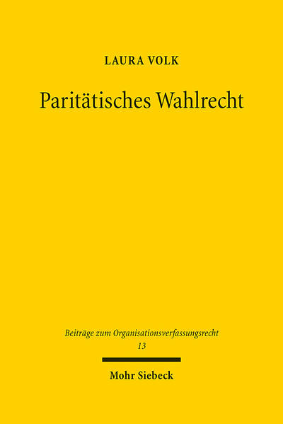 Paritätisches Wahlrecht von Mohr Siebeck GmbH & Co. K