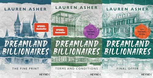 Dreamland Billionaires Band 1-3 plus 1 exklusives Postkartenset