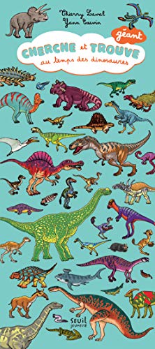 Cherche et trouve géant au temps des dinosaures von SEUIL JEUNESSE