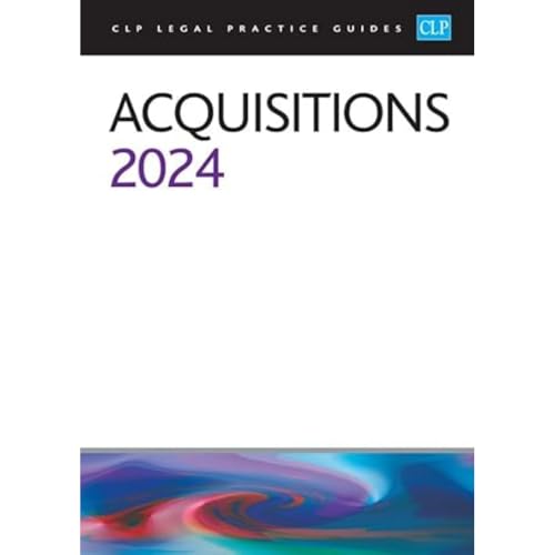 Acquisitions 2024: Legal Practice Course Guides (LPC)