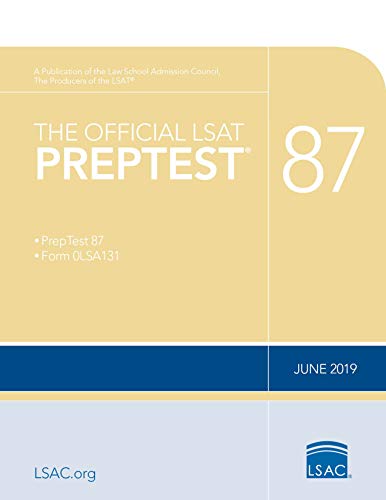 The Official LSAT Preptest 87: (june 2019 Lsat) von Law School Admission Council