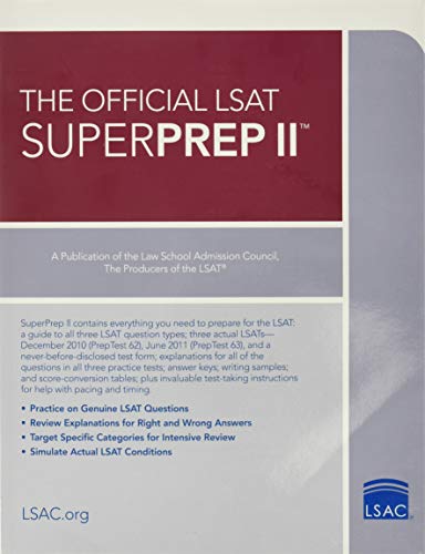 The Official LSAT Superprep II: The Champion of LSAT Prep von Law School Admission Council