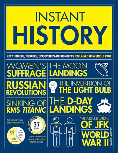 Instant History: Key thinkers, theories, discoveries and concepts explained on a single page von Welbeck Publishing