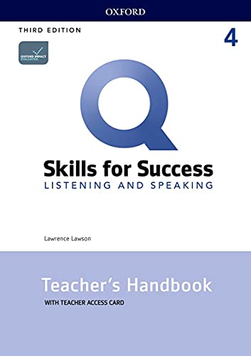 Q Skills for Success (3rd Edition) Listening & Speaking 3. Teacher's Book Pack von Oxford University Press España, S.A.