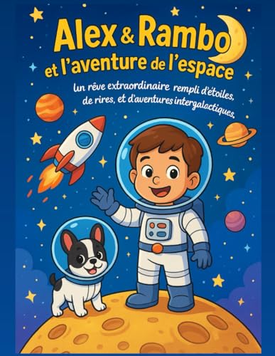 Alex & Rambo et l'aventure de l'espace: Livre de coloriage éducatif amusant (47 pages à colorier) vous emmenant à travers un rêve extraordinaire ... de rires et d'aventures intergalactiques. von Independently published