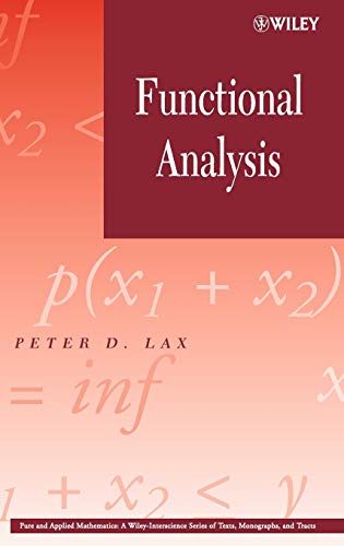 Functional Analysis (Pure & Applied Mathematics)