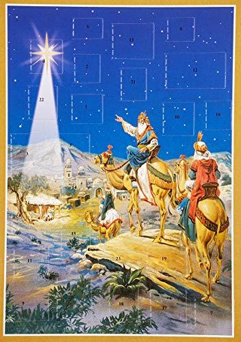 Postkarten-Adventskalender "Drei Könige": Papier-Adventskalender