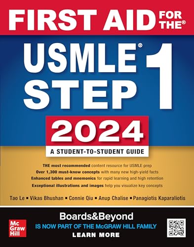 First Aid for the USMLE Step 1 2024: A Student-to-Student Guide