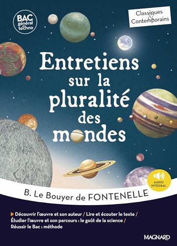 Entretiens sur la pluralité des mondes - Bac Français 1re 2026 - Classiques et Contemporains: Œuvre au programme - 1re voie générale et technologique, parcours : "Le goût de la science". von MAGNARD