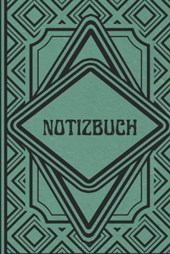 Notizbuch: Hardcover Notizbuch Art Deco I Tagebuch gebunden Art Deco 20iger Jahre I 120 unlinierte Seiten DINA5 | Geschenk für Männer und Frauen von Independently published