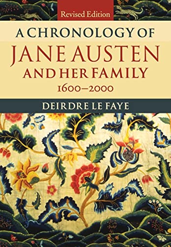 A Chronology of Jane Austen and her Family: 1600-2000