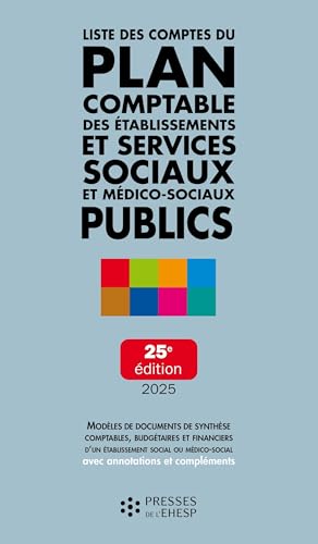 Liste des comptes du plan comptable des établissements et services sociaux et médicosociaux publics von EHESP