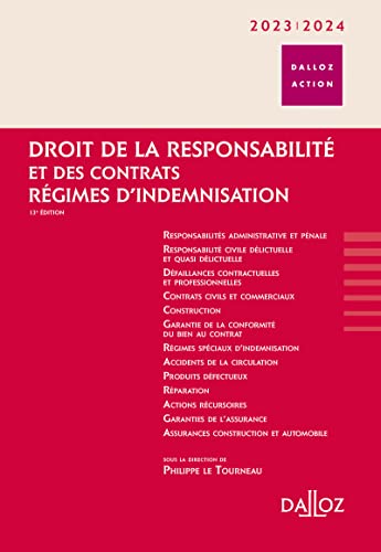 Droit de la responsabilité et des contrats 2023/2024 - Régimes d'indemnisation von DALLOZ