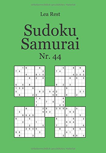 Sudoku Samurai Nr. 44 von udv