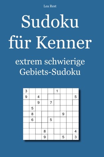 Sudoku für Kenner: extrem schwierige Gebiets-Sudoku von udv