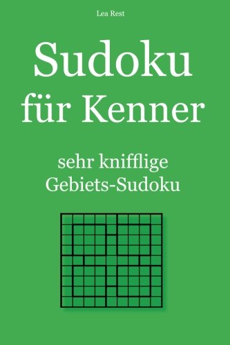 Sudoku für Kenner: sehr knifflige Gebiets-Sudoku von udv