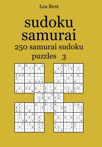 sudoku samurai: 250 samurai sudoku puzzles 3 sudoku samurai: 250 samurai sudoku puzzles 3