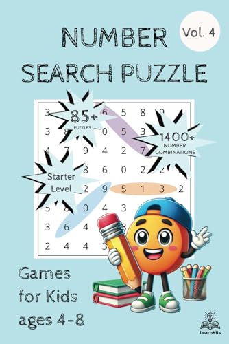 Number Search Puzzle: Games for Kids ages 4-8 Starter Level Vol. 4 Number Search Puzzle: Games for Kids ages 4-8 Starter Level Vol. 4 von Independently published