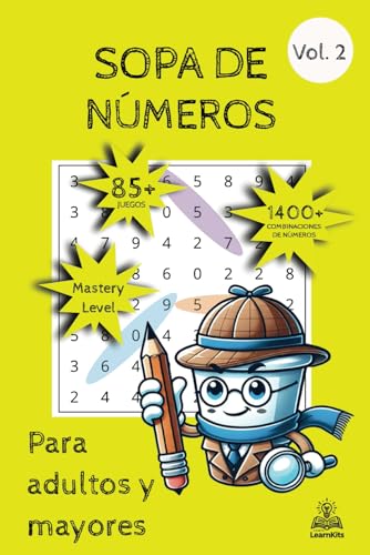 Sopa de Números: Para Adultos y Mayores – Nivel Mastery Vol. 2 Sopa de Números: Para Adultos y Mayores – Nivel Mastery Vol. 2 von Independently published