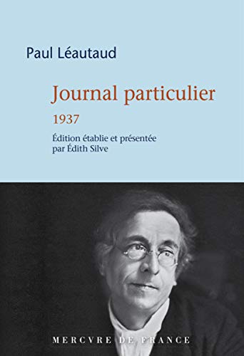 Journal particulier: 1937 von MERCURE DE FRAN