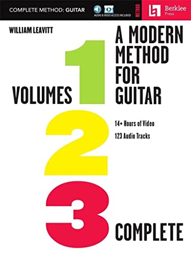 A Modern Method for Guitar - Complete Method: Volumes 1, 2 and 3 with 14+ Hours of Video and 123 Audio Tracks von Berklee Press Publications