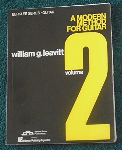Leavitt Modern Method For Guitar Volume 2 Bk/Cd: Lehrmaterial, CD für Gitarre von Berklee Press Publications