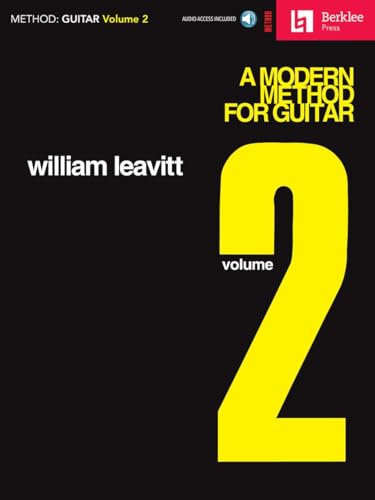 Leavitt Modern Method For Guitar Volume 2 Bk/Cd: Lehrmaterial, CD für Gitarre