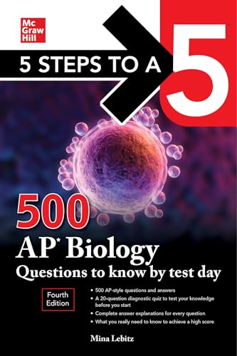500 Ap Biology Questions to Know by Test Day (Mcgraw Hill's 500 Questions to Know by Test Day)