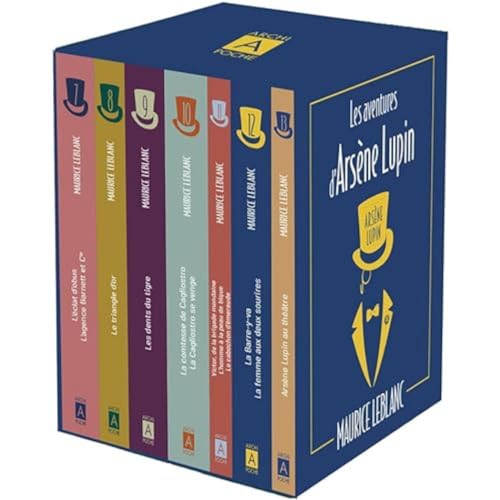 Coffret Arsène Lupin 2 - Les autres chefs-d'oeuvre: Coffret en 7 volumes : tomes 7 à 13 Coffret Arsène Lupin 2 - Les autres chefs-d'oeuvre: Coffret en 7 volumes : tomes 7 à 13