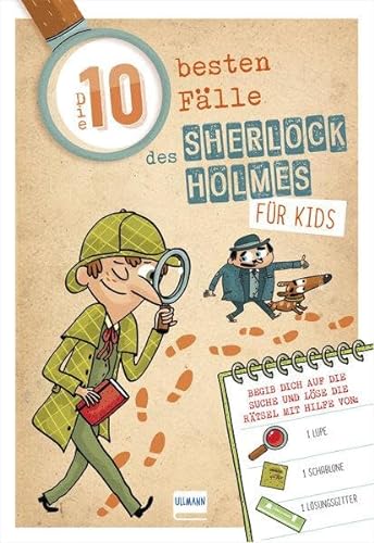 Die 10 besten Fälle des Sherlock Holmes für Kids: Sherlock Holmes zeigt jungen Detektiven, wie man Spuren liest und kombiniert. Mit Lösungslupe, ... Dechiffrierkarte und mehr! Ab 8 Jahren