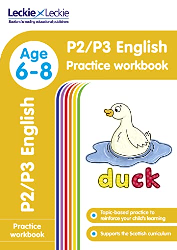 P2/P3 English Practice Workbook: Extra Practice for CfE Primary School English (Leckie Primary Success) von HarperCollins