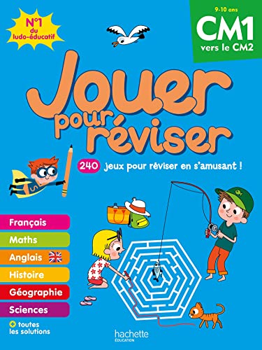 Jouer pour réviser - Du CM1 au CM2 - Cahier de vacances 2024: Avec un crayon von HACHETTE EDUC