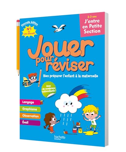 Jouer pour réviser - J'entre en Petite Section 2-3 ans - Cahier de vacances 2025: J'entre en petite section. Avec un crayon von HACHETTE EDUC