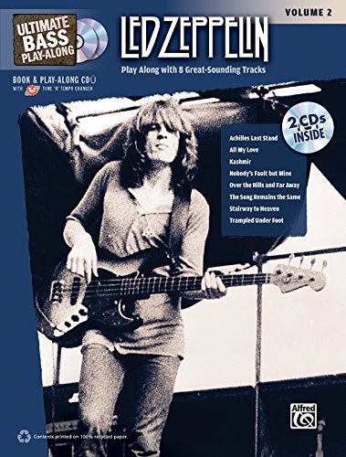 Ultimate Bass Play-Along: Led Zeppelin, Volume 2: Play Along with 8 Great-Sounding Tracks (incl. 2 CDs) (Ultimate Play-Along) von Alfred Music Publications