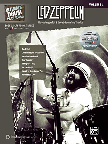 Ultimate Drum Play-Along: Led Zeppelin, Volume 1 - Play Along with 8 Great-Sounding Tracks (incl. 2 CDs): Play Along with 8 Great-Sounding Tracks (incl. Online Code) (Ultimate Play-along) von Alfred Music Publications