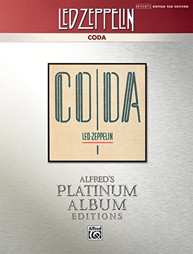 Led Zeppelin: Coda: Coda: Alfred's Platinum Album Editions, Authentic Guitar Tab Edition