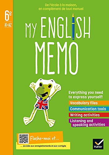 My English Memo - Anglais 6e- Éd. 2021 - Cahier élève: Cahier de l'élève