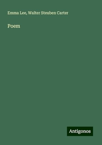 Poem von Antigonos Verlag