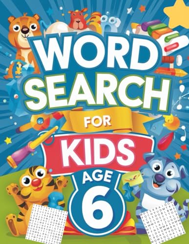 Search and Find Activity Book Word Search for Kids 6: 50 Word Searches for Children, Have Fun Learning with Word Searches, Improve Vocabulary, Grammar, Spelling, and Discover Interesting Facts! von Independently published