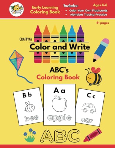 Craftyay Color and Write ABC's Coloring Book von Independently published