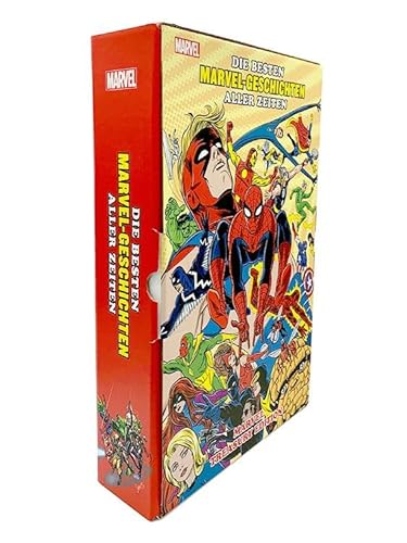 Die besten Marvel-Geschichten aller Zeiten: Marvel Treasury Edition: (Hardcover-Überformat im Schuber und bedruckten Umkarton)