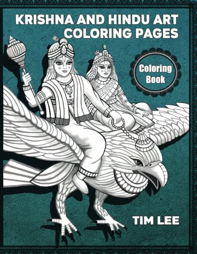Krishna and Hindu Art Coloring Pages von Independently published
