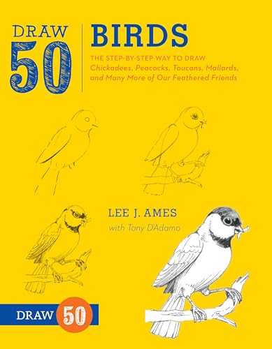 Draw 50 Birds: The Step-by-Step Way to Draw Chickadees, Peacocks, Toucans, Mallards, and Many More of Our Feathered Friends Draw 50 Birds: The Step-by-Step Way to Draw Chickadees, Peacocks, Toucans, Mallards, and Many More of Our Feathered Friends von Watson-Guptill