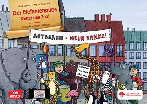 Der Elefantenpups - Rettet den Zoo! Kamishibai Bildkartenset: Kamishibai Bildkartenset. Entdecken - Erzählen - Begreifen: Bilderbuchgeschichten. ... für unser Erzähltheater) von Don Bosco