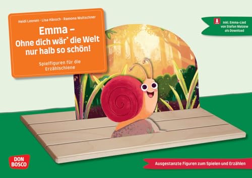 Emma - Ohne dich wär ' die Welt nur halb so schön!. Erzählschienen-Figurenset: Ausgestanzte Spielfiguren und Skript. Sprachförderung in Kindergarten ... die Erzählschiene: Bilderbuch-Geschichten) von Don Bosco Medien