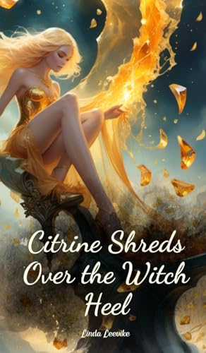 Citrine Shreds Over the Witch Heel von Swan Charm